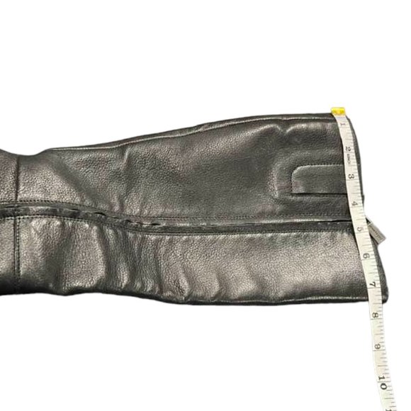 Kenneth Cole New York Tall Genuine Leather Boots Black - size 8.5 - Picture 10 of 16